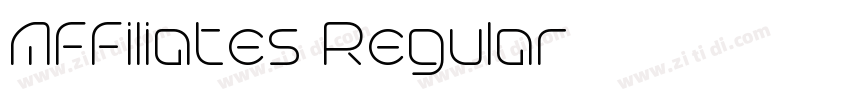 Affiliates Regular字体转换 Affiliates Regular字体转换
